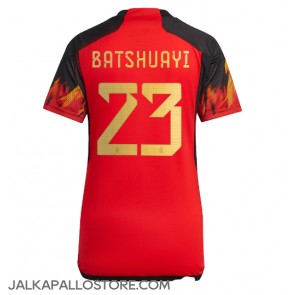 Belgia Michy Batshuayi #23 Kotipaita Naisten MM-kisat 2022 Lyhythihainen